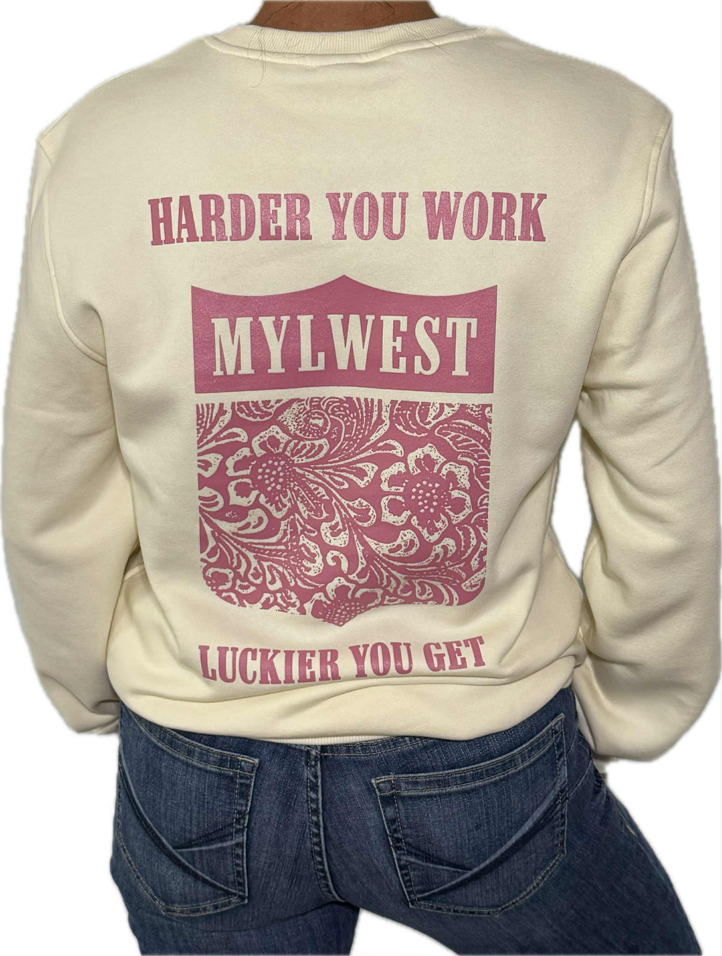 Harder you work -Chandail en molleton - Ivoire